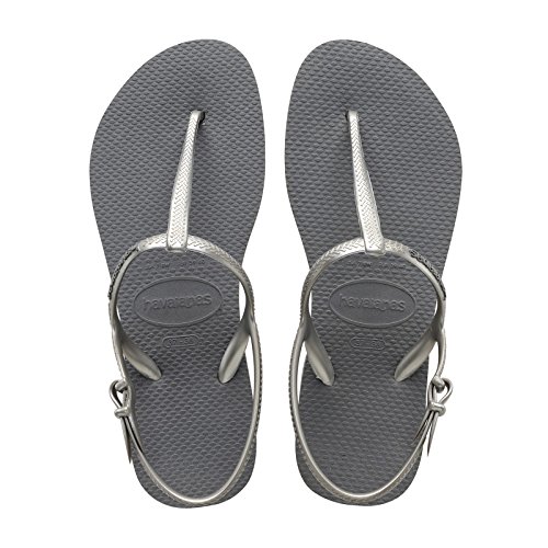 Havaianas Freedom, Sandalias para Mujer, Plateado (Steel Grey), 37/38 EU