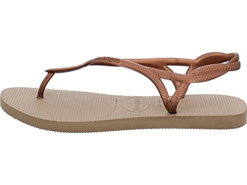 Havaianas Luna, Sandalias para Mujer, Dorado (Rose Gold), 37/38 EU