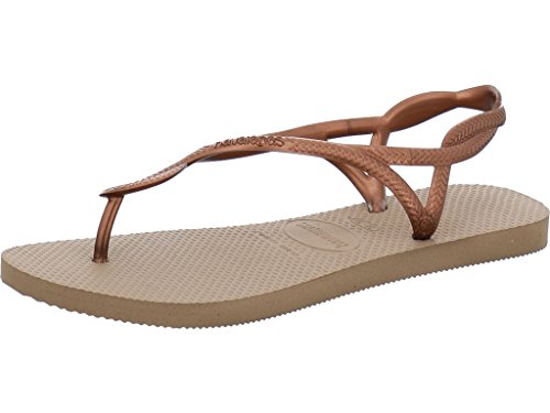 Havaianas Luna, Sandalias para Mujer, Dorado (Rose Gold), 37/38 EU