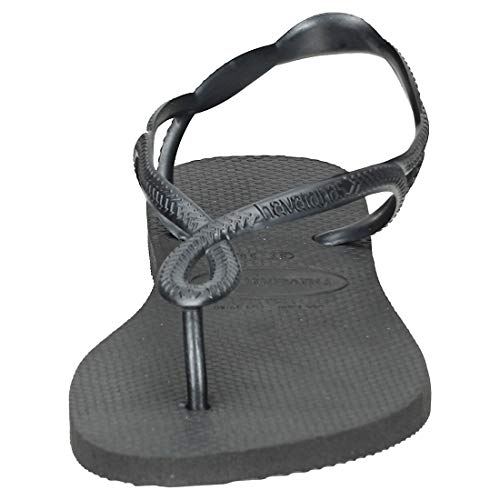 Havaianas Luna, Sandalias para Mujer, Negro (Black), 39/40 EU