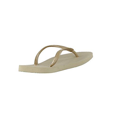 Havaianas Slim, Chanclas Mujer, Oro (SandGrey/Light Golden), 35/36