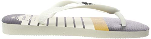 Havaianas Top Nautical, Chanclas Unisex Adulto, Multicolor (White/White 0198), 41/42 EU