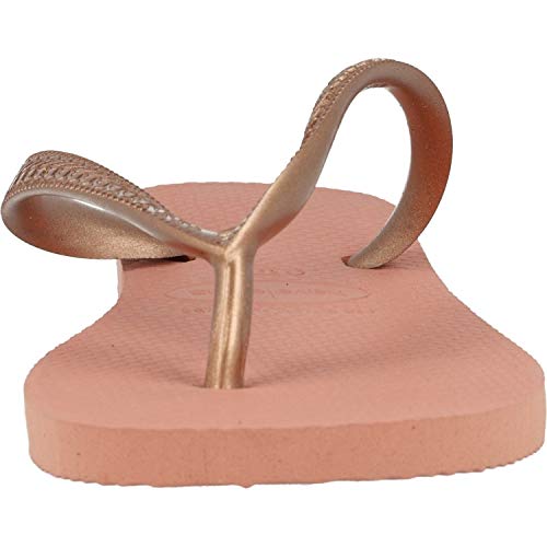 Havaianas Top Tiras, Chanclas para Mujer, Dorado (Rose Nude), 35/36 EU