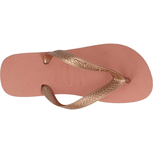 Havaianas Top Tiras, Chanclas para Mujer, Dorado (Rose Nude), 37/38 EU