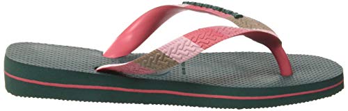 Havaianas Top Verano, Chanclas para Mujer, Multicolor (Green Leaf 7605), 37/38 EU