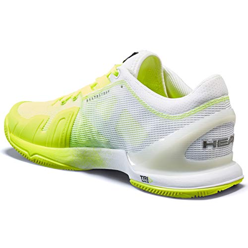 HEAD Sprint Pro 3.0 Clay Men, Zapatillas de Tenis Hombres, Neon Amarillo/Blanco, 42.5 EU