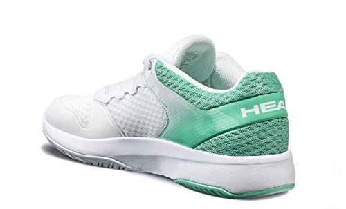 Head Sprint Team 3.0, Zapatillas de Tenis Mujer, Blanco (White/Teal White), 38.5 EU