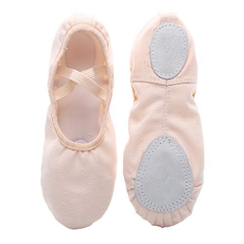Healifty Zapatos de Baile de Ballet de Color Rosa Zapatillas de Ballet Zapatos de Pilates Zapatos de Yoga Zapatos de Gimnasia de Baile para Niños Bailarín Niños Talla 29