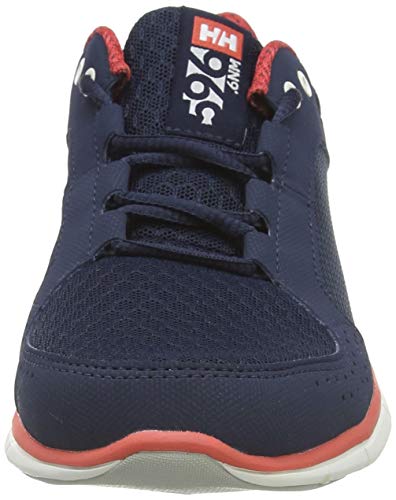 Helly Hansen W Ahiga V4 Hydropower, Náuticos Mujer, Azul (Navy/Off White/Cayenne 597), 37 EU
