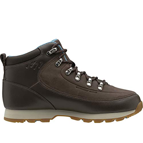 Helly Hansen W The Forester, Botas para Senderismo Mujer, 709 Coffee Bean/Tundra Blue, 37.5 EU
