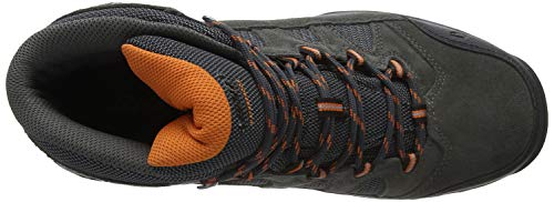 Hi-Tec Banderra II WP Wide, Botas de Senderismo Hombre, Gris (Charcoal/Graphite/Burnt Orange 51), 42 EU