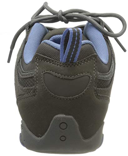 Hi-Tec Quadra Classic - Zapatillas de Senderismo para Mujer, Gris (Grey/Charcoal/Cornflower 051), 37 EU
