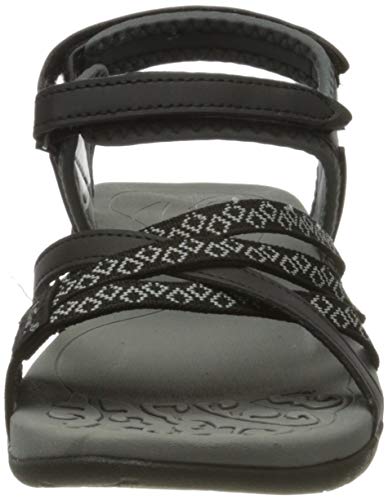 Hi-Tec Savanna II, Sandalias Deportivas Mujer, Negro (Black/Charcoal 023), 37 EU
