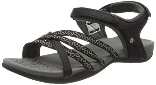 Hi-Tec Savanna II, Sandalias Deportivas Mujer, Negro (Black/Charcoal 023), 37 EU