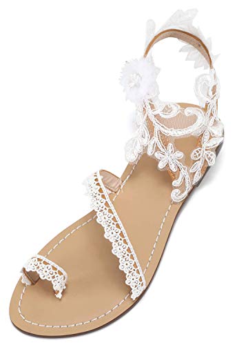 Hinyyrin Sandalias de mujer con pedrería., color, talla 40 EU