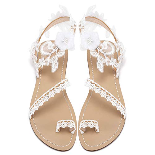 Hinyyrin Sandalias de mujer con pedrería., color, talla 40 EU