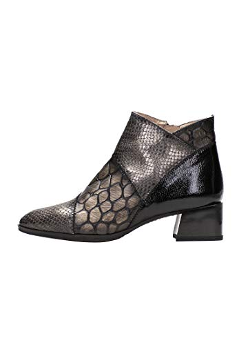 HISPANITAS Botín cómodo tacón Mujer His HI00809 Acero - 39, Acero