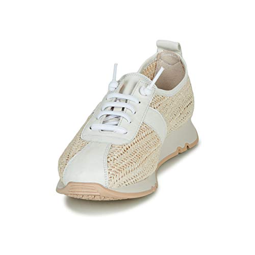 Hispanitas Deportivo Raffia Panna Zapatillas para Mujer, 37