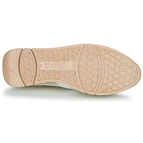 Hispanitas Deportivo Raffia Panna Zapatillas para Mujer, 37