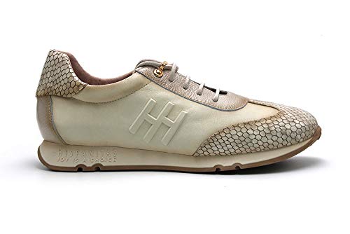HISPANITAS HI00470, Sneakers, para Mujer, Color beig. - Cuero Talla: 38