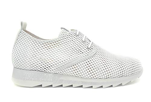 HISPANITAS HV98717 - Deportivo Piel Blanco para Mujer Color: Blanco Talla: 41