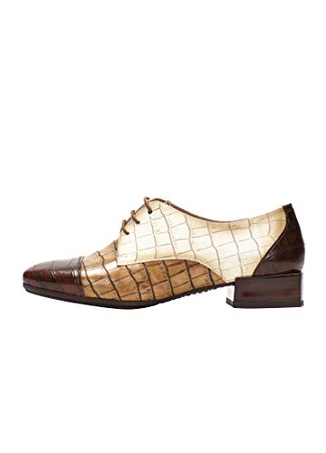 HISPANITAS Zapato tacón cómodo Mujer His HI00828 Cuero - 39, Cuero