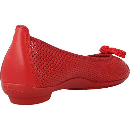 Hispanitas Zapatos Bailarina Mujer Capri para Mujer Rojo 37 EU