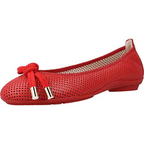 Hispanitas Zapatos Bailarina Mujer Capri para Mujer Rojo 37 EU