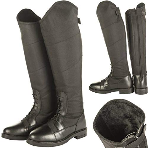 HKM 4560 - Botas de equitación Estilo Invierno para niños y Mujeres, Forradas, Talla 37