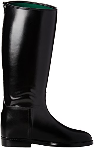 HKM Kurz & Weit mit Reißverschluß Botas de Equitación, Mujer, Negro, 37 EU
