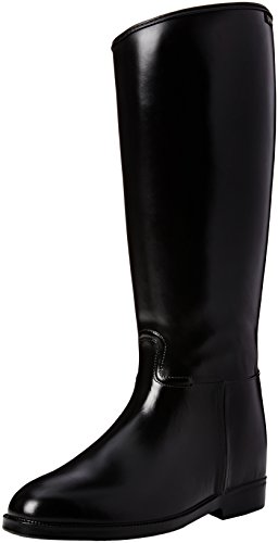 HKM Kurz & Weit mit Reißverschluß Botas de Equitación, Mujer, Negro, 37 EU