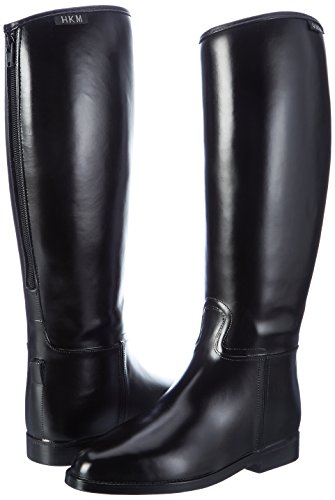 HKM Standard mit Reißverschluß, Botas de Equitación Mujer, Negro, 38 EU