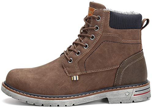 Hombre Botas de Nieve Al Aire Libre Senderismo Impermeables Deportes Trekking Zapatos Invierno Forro Piel Sneakers Calientes Botines