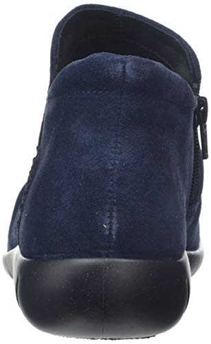 Hotter Marly, Botas Efecto Arrugado Mujer, Azul (Navy 30), 41.5 EU