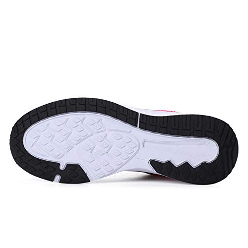 Hoylson Zapatillas de Deportivos para Mujer Running Zapatos Asfalto Ligeras Calzado Aire Libre Sneakers(Rojo, EU 37)