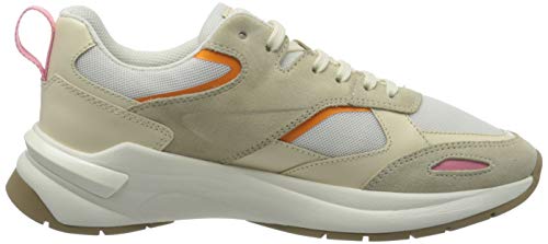 Hugo Boss Skylar_Lace Up_Sme, Zapatillas Mujer, Blanco Abierto, 41 EU