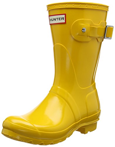 Hunter Low Wellington Boots, Botas de Agua Mujer, Amarillo (Yellow/ryl), 43 EU