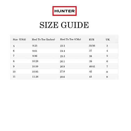Hunter Original Adjustable - Botas De Agua De Media Caña Unisex Zapatos para Mujer