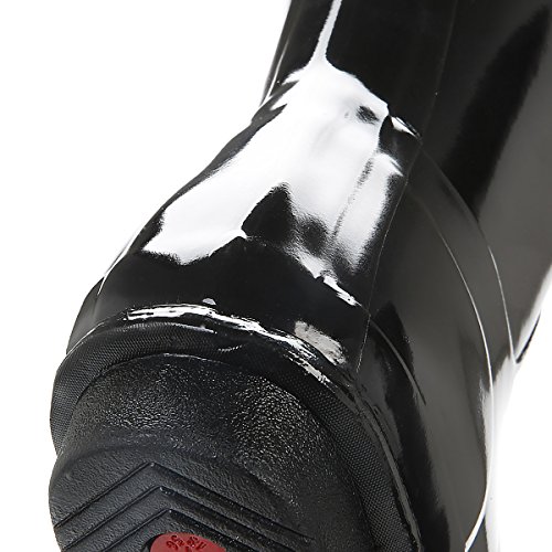 Hunter Original Back Adjustable - Botas para mujer, color black, talla 43