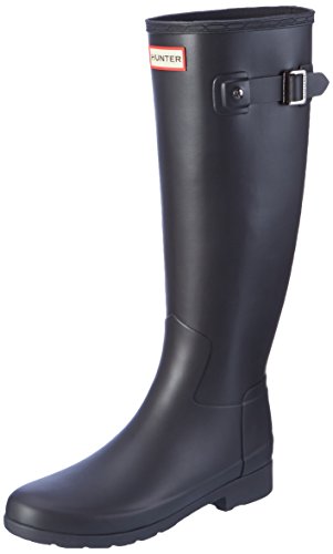 Hunter Original Refined, Botas de Agua Mujer, Negro (Black), 42 EU