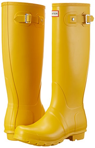 Hunter Wellington Boots, Botines Mujer, Amarillo (Yellow/ryl), 36 EU