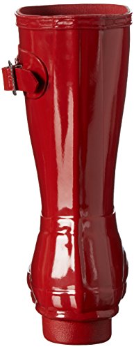 Hunter Wmn Org Short Gloss, Botas de Agua para Mujer, Rojo (Military Red), 37 EU