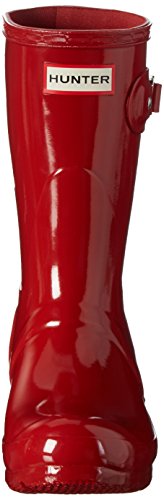 Hunter Wmn Org Short Gloss, Botas de Agua para Mujer, Rojo (Military Red), 37 EU