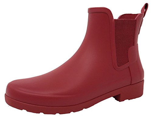 Hunter Women Original Chelsea WFS1017RMA SCT, botas de agua color rojo escarlata, 37