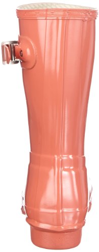 Hunters Original Short Gloss W23700 - Botas de Agua de Caucho Unisex, Color Rojo, Talla 39