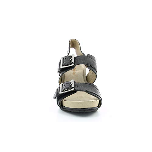 Hush Puppies Leonie Sandalias de punta abierta para mujer, color Negro, talla 42 EU