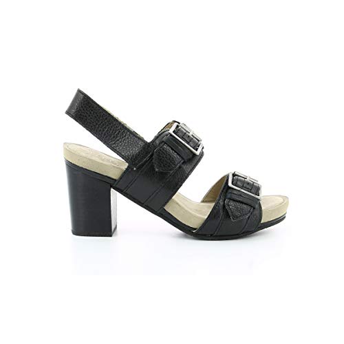 Hush Puppies Leonie Sandalias de punta abierta para mujer, color Negro, talla 42 EU