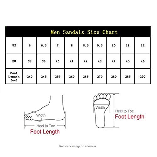 HYZXK Sandalias para Hombre al Aire Libre Zapato de Pescador Abierto Antideslizante Deportes Caminar Sandalias para Hombre Cuero Durable Chanclas Transpirables Velcro Ajustable Zapato có