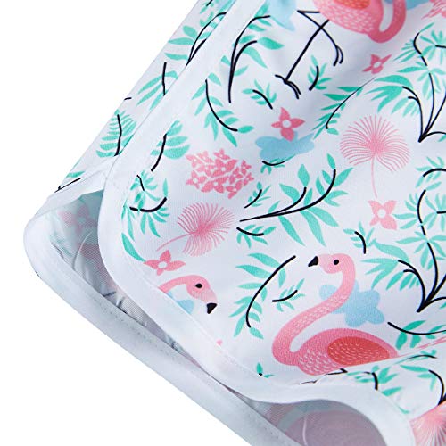 Idgreatim Pantalones cortos para niñas, pantalones cortos, de secado rápido, para playa, para correr, para playa, para deporte, informal, para verano, con cordón, 4 a 9 años