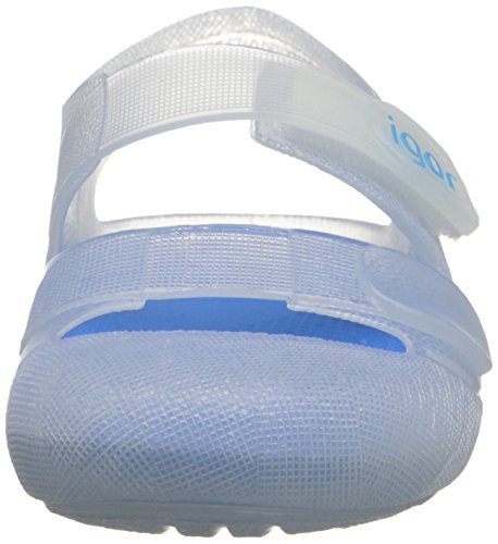 IGOR Bondi, Sandalias con Correa de Tobillo Unisex Niños, Blanco (Tr. White / Plantilla Turquesa), 26 EU